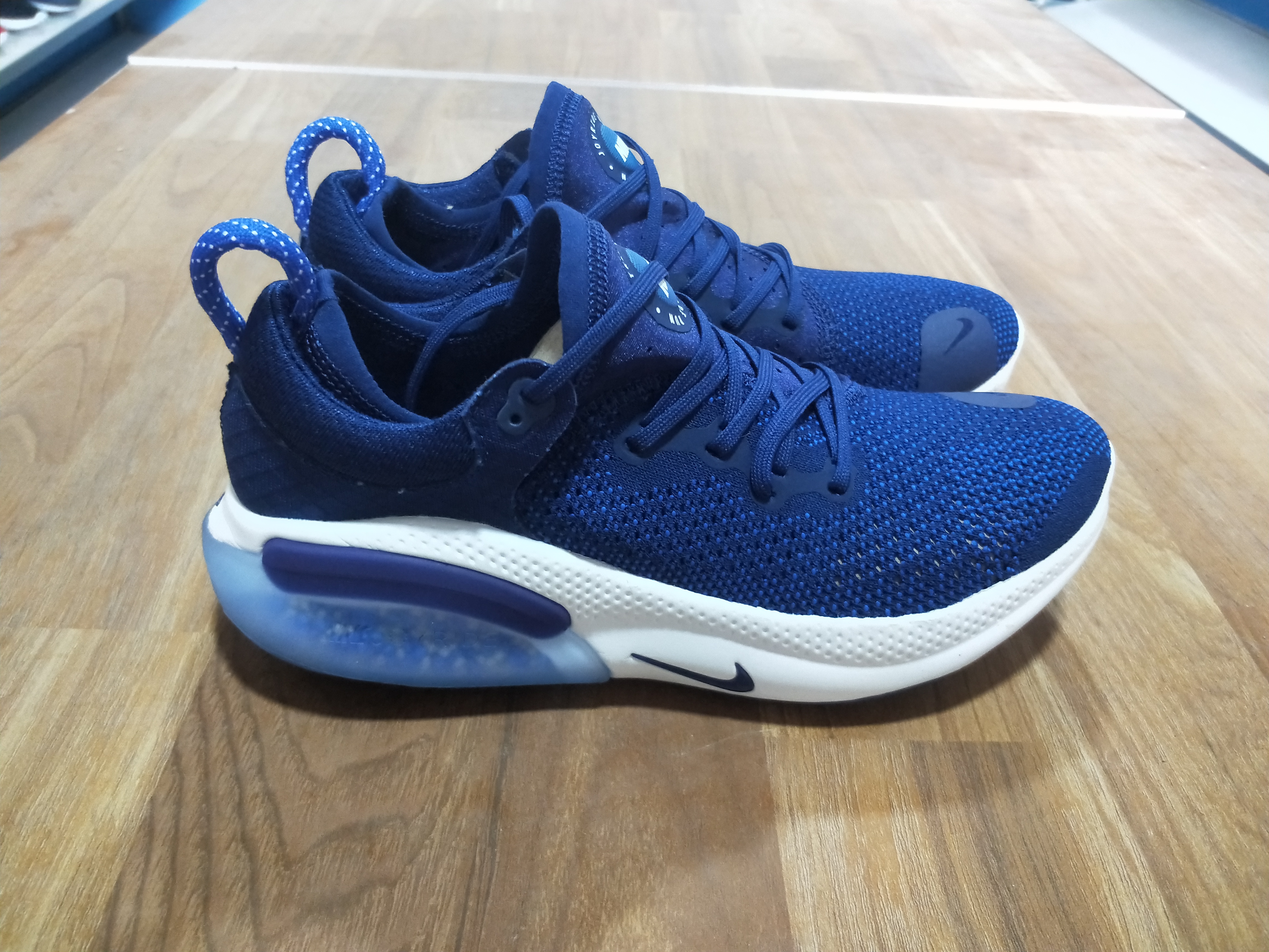 Women Nike Joyride Run FK Royal Blue White Shoes - Click Image to Close